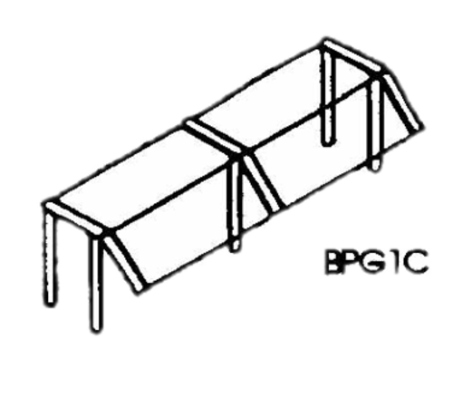 Piper Products/Servolift Eastern BPG1C-88 Sneeze Guard, Stationary