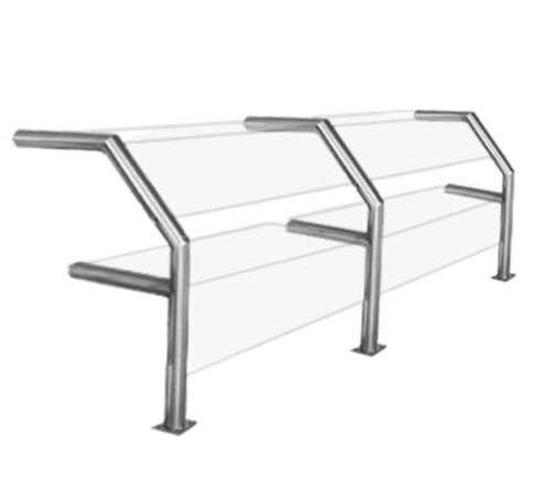 Piper Products/Servolift Eastern CDDC-32 Sneeze Guard, Stationary