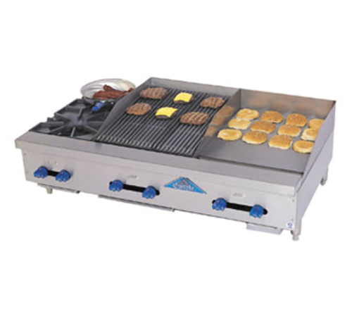 Comstock-Castle FHP48-18-2.5RB Griddle / Charbroiler, Gas, Countertop