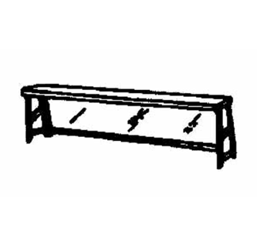Piper Products/Servolift Eastern PGH-58 Sneeze Guard, Stationary
