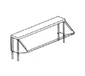 Piper Products/Servolift Eastern RBPG1-50 Sneeze Guard, Stationary