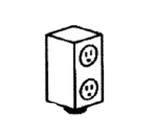 Piper Products/Servolift Eastern RUDT Receptacle Outlet, Electrical