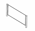 Piper Products/Servolift Eastern SCPGC-46 Sneeze Guard, Stationary