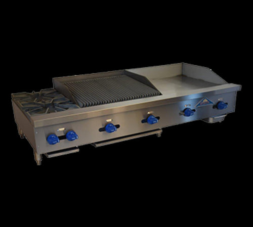 Comstock-Castle FHP72-30-2.5RB Griddle / Charbroiler, Gas, Countertop
