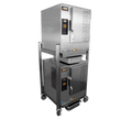 AccuTemp P61201D060 DBL Steamer, Convection, Gas, Boilerless, Floor Model