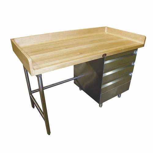 Advance Tabco BGT-367R Work Table, Bakers Top