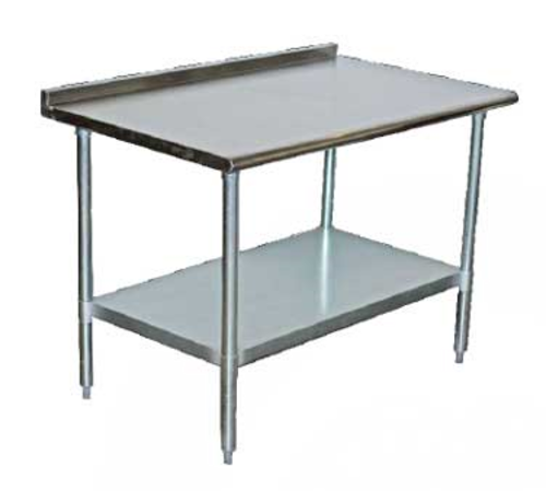Serv-Ware T3048CWP-3-T Work Table,  40" - 48", Stainless Steel Top