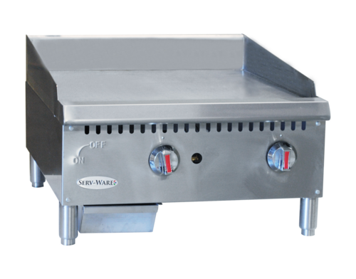 Serv-Ware SMGS-24 Griddle, Gas, Countertop