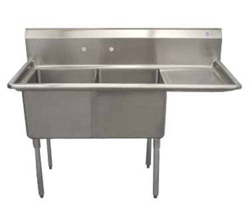 Serv-Ware D2CWP1818R-18 Sink, (2) Two Compartment