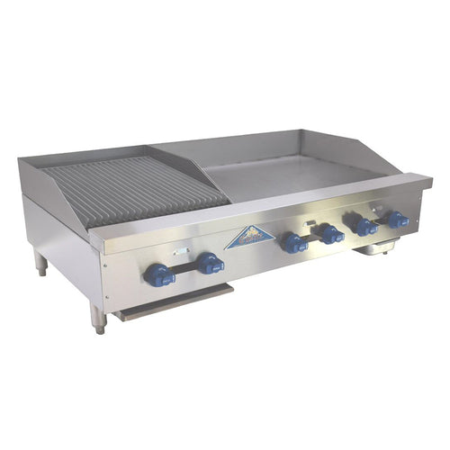 Comstock-Castle 3248-30-1.5RB Griddle / Charbroiler, Gas, Countertop