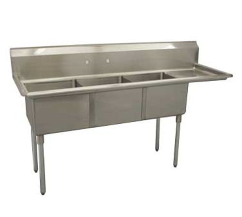 Serv-Ware E3CWP1824R-24 Sink, (3) Three Compartment