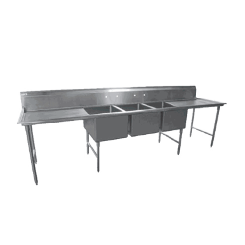 Serv-Ware 3C14H20282-36 Sink, (3) Three Compartment