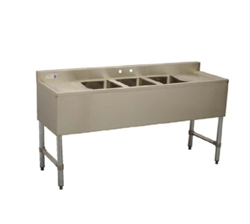 Serv-Ware BAR3B48-L-CWP Underbar Sink Units