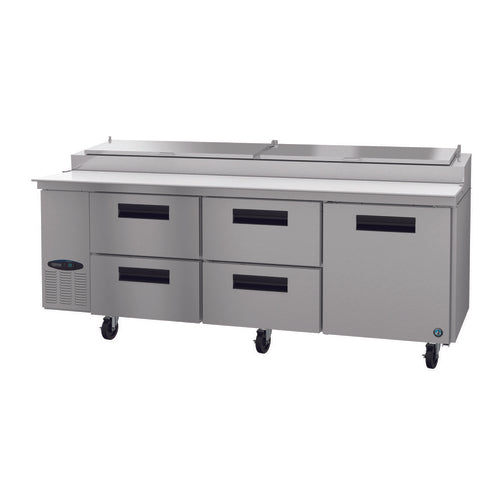 Hoshizaki PR93A-D4 Refrigerated Counter, Pizza Prep Table