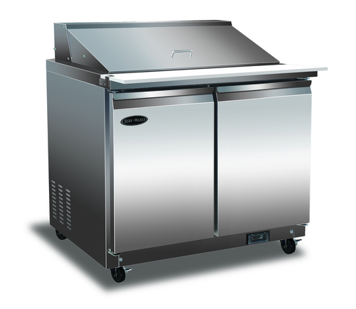 Serv-Ware SP36-15M-HC-T Refrigerated Counter, Mega Top Sandwich / Salad Unit