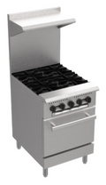 Serv-Ware SGR-4B-LP-SA Range, 24" Restaurant, Gas