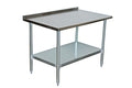 Serv-Ware T2424CWP-4-T-V Work Table,  24" - 27", Stainless Steel Top