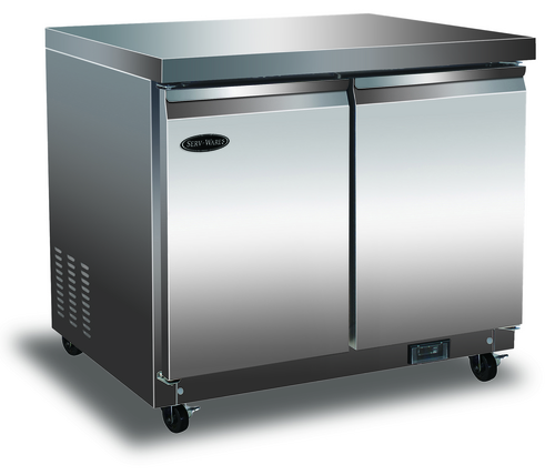 Serv-Ware UCF-36-HC-T Freezer, Undercounter, Reach-In