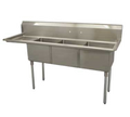 Serv-Ware E3CWP1824L-18 Sink, (3) Three Compartment