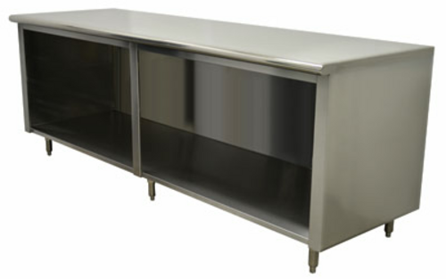 Advance Tabco EEB-SS-2410 Work Table, Cabinet Base Open Front