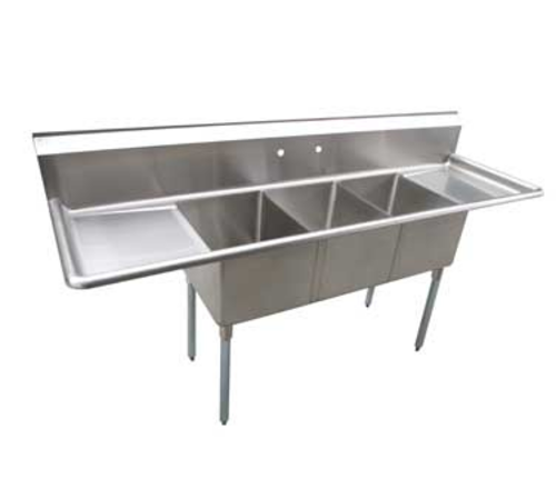 Serv-Ware E3CWP18242-24 Sink, (3) Three Compartment