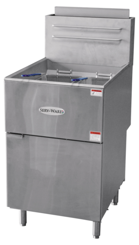 Serv-Ware SGF-70L Fryer, Gas, Floor Model, Full Pot