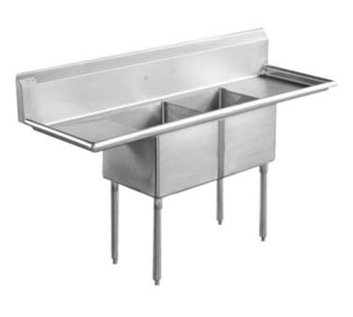 Serv-Ware D2CWP16202-18 Sink, (2) Two Compartment