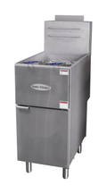 Serv-Ware SGF-40N Fryer, Gas, Floor Model, Full Pot