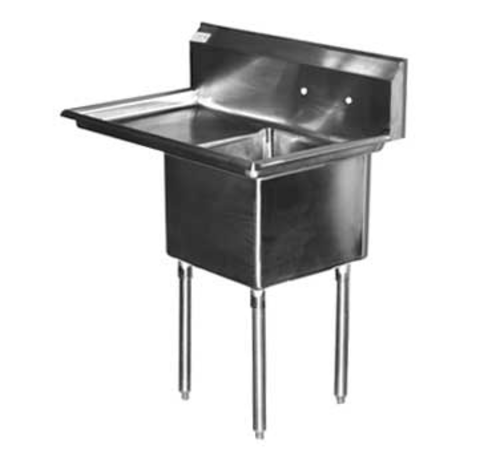 Serv-Ware 1CWPH1824L-24 Sink, (1) One Compartment
