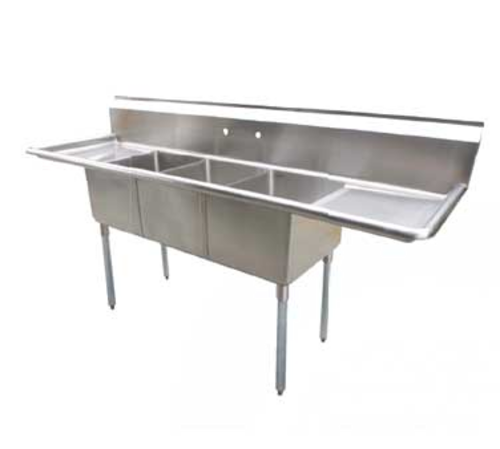 Serv-Ware D3CWP18182-18 Sink, (3) Three Compartment