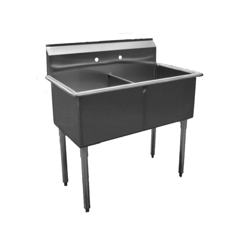 Serv-Ware BS2-1818 Sink, (2) Two Compartment