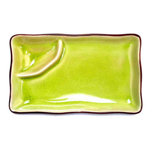 CAC 666-77-G Plate/Platter, Compartment, China