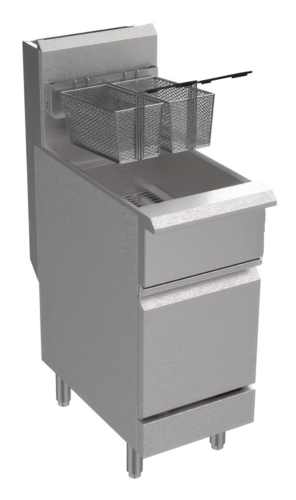 Serv-Ware SGF-40L-SA Fryer, Gas, Floor Model, Full Pot