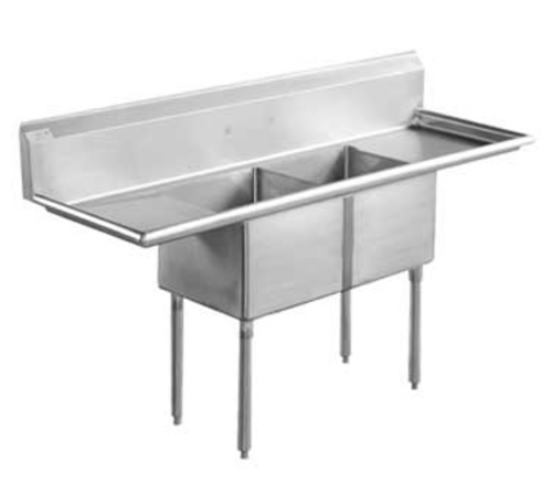 Serv-Ware D2CWP18182-18 Sink, (2) Two Compartment