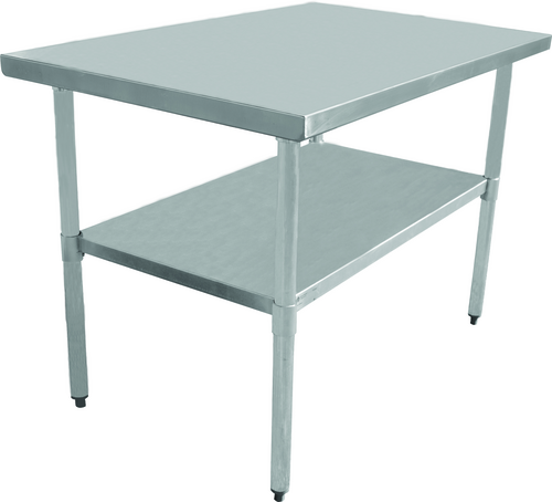 Serv-Ware T3030CWP-4-V Work Table,  30" - 35", Stainless Steel Top