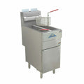 Comstock-Castle GF120T-N Fryer, Gas, Floor Model, Split Pot