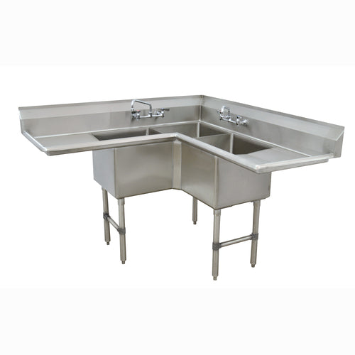 Advance Tabco FC-K6-18D Sink, Corner, Compartment