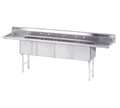 Advance Tabco FC-4-2424-24RL-X Sink, (4) Four Compartment