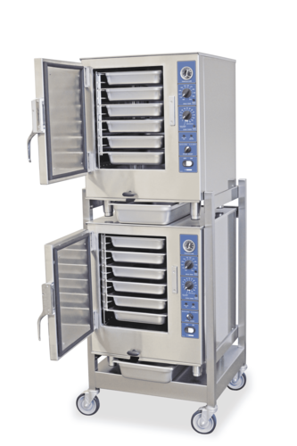 Sterling Manufacturing SPG-6 MF LP DBL Steamer, Convection, Boilerless, Countertop