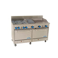 Comstock-Castle F3226-1RB-24B Range, 60" Restaurant, Gas