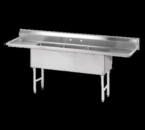 Advance Tabco FS-3-1524-24RL Sink, (3) Three Compartment