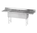 Advance Tabco FS-3-1524-24RL Sink, (3) Three Compartment
