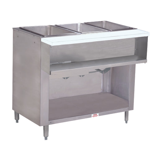 Advance Tabco WB-3G-LP-BS Serving Counter, Hot Food, Gas