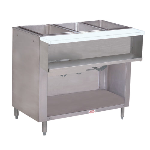 Advance Tabco WB-3G-NAT-BS Serving Counter, Hot Food, Gas