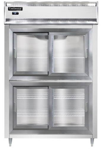 Continental D2RSNSGDHD Refrigerator, Reach-In