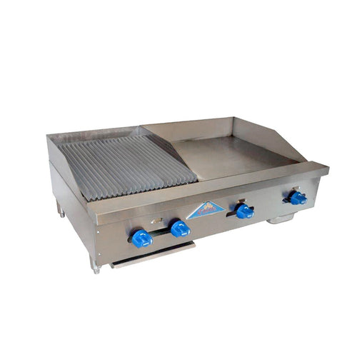 Comstock-Castle 3242-24-1.5RB Griddle / Charbroiler, Gas, Countertop