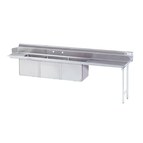 Advance Tabco DTC-3-1620-144R Dishtable, with Potsinks