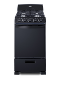 Summit Commercial RG201B Range, 20" Restaurant, Gas