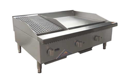 Comstock-Castle CS-12C-24G Griddle / Charbroiler, Gas, Countertop
