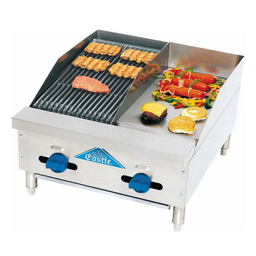 Comstock-Castle 3224-12-1RB Griddle / Charbroiler, Gas, Countertop